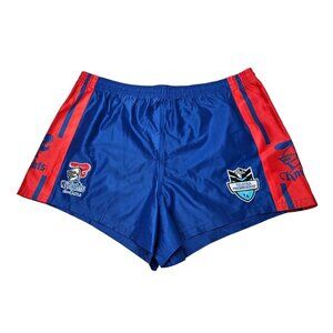 Newcastle Knights Rugby Shorts NRL Authentics 2004 Men's Large Blue EUC